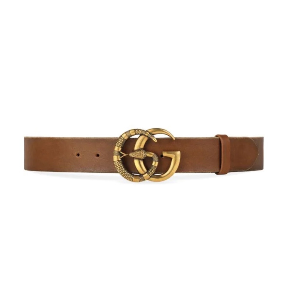 Gucci Double G snake belt